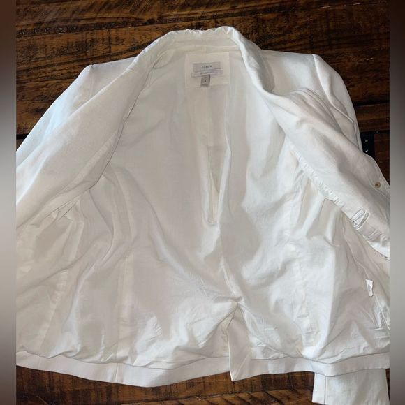J. Crew Schoolboy 100% Linen Blazer Size 6 - Picture 2 of 12